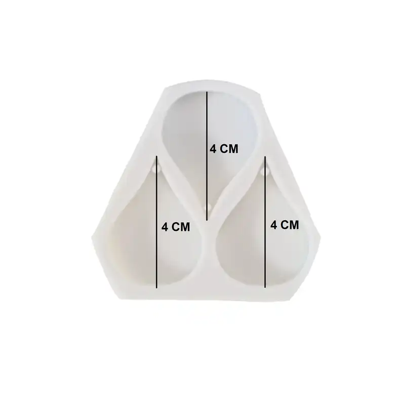 قالب رزین مدل ست گردنبند و گوشواره کد N3