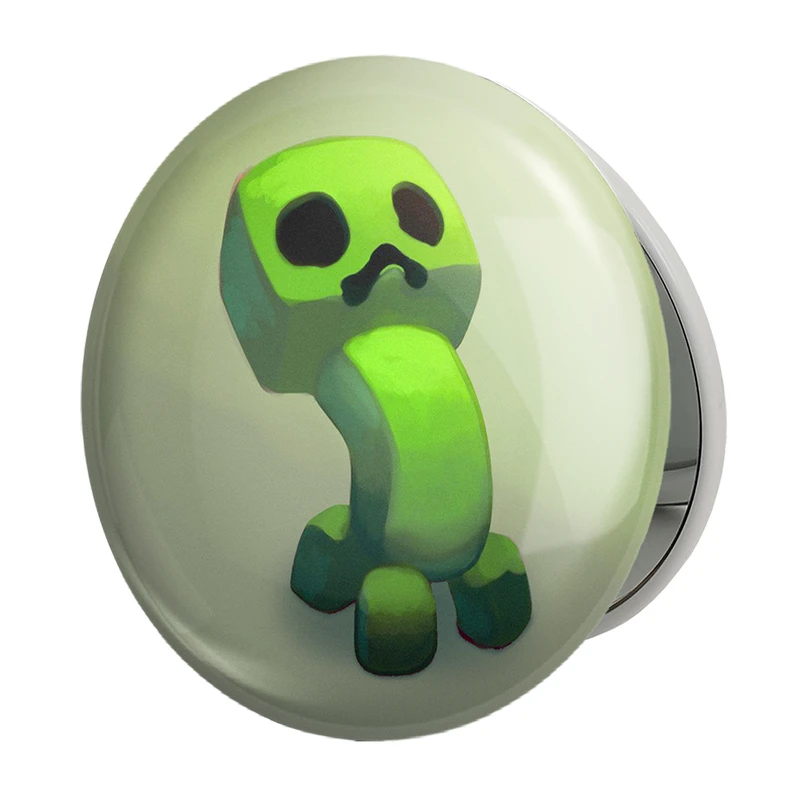 آینه جیبی خندالو طرح بازی ماینکرافت Minecraft مدل تاشو کد 23235 