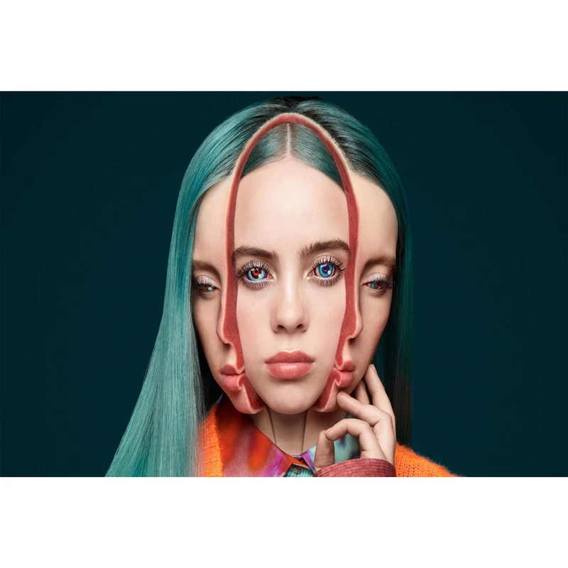 تابلو شاسی مدل خواننده بیلی آیلیش T5554
