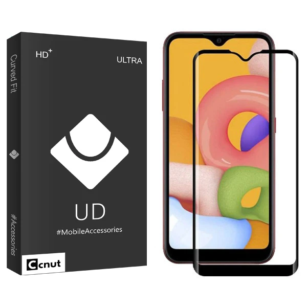 محافظ صفحه نمایش سرامیکی کوکونات مدل UD Black مناسب برای گوشی موبایل سامسونگ Galaxy A01