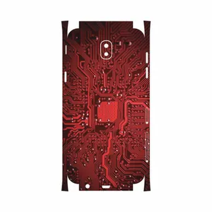 MAHOOT Red Printed Circuit Board-FullSkin Cover Sticker for Samsung Galaxy J5 Pro