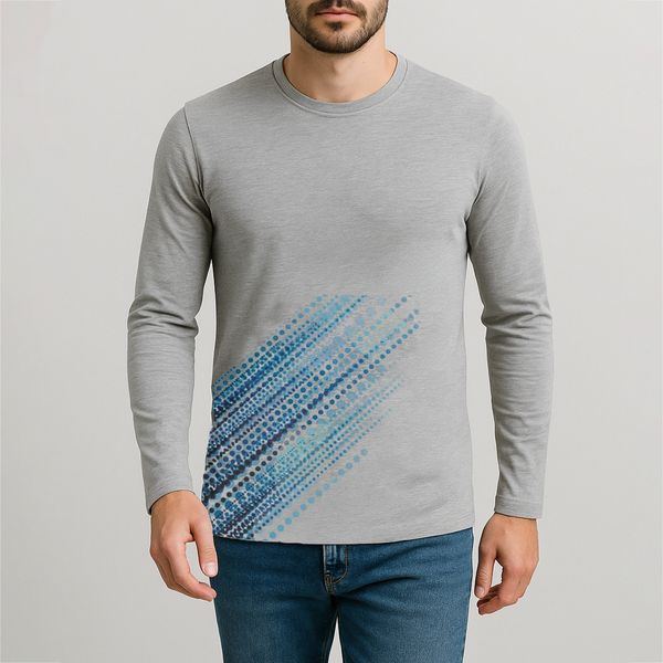 تیشرت آستین بلند مردانه کد S334
