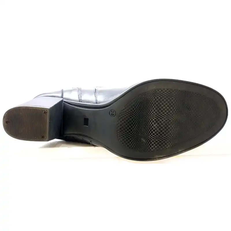 بوت زنانه سرزمین چرم مدل 5206 رنگ مشکی