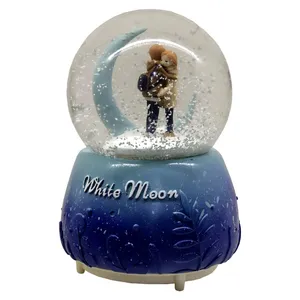 گوی موزیکال مدل White moon کد PA81451-6