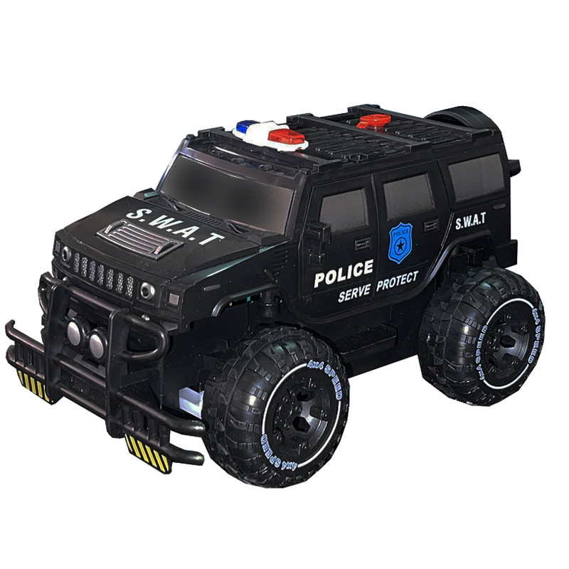 ماشین بازی کنترلی مدل هامر پلیس طرح دودزا کد Off Road King1