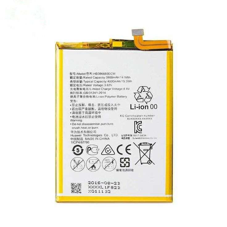 باتری موبایل مدل HB396693ECW ظرفیت 3900 میلی آمپر ساعت مناسب برای گوشی موبایل هوآوی Mate 8