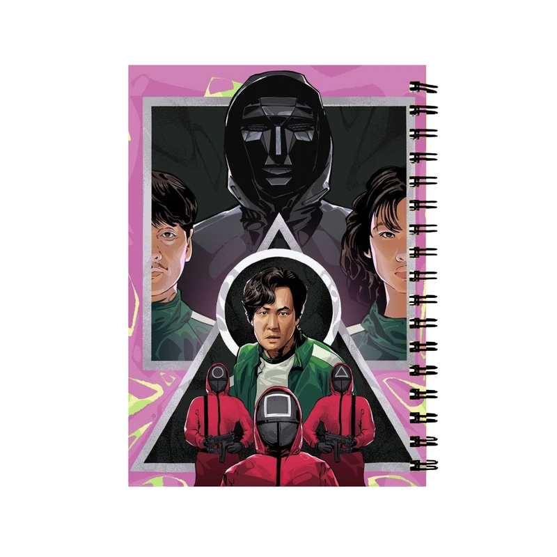 دفتر مشق 50 برگ طرح بازی مرکب کد k52