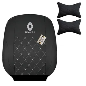 روکش صندلی خودرو سوشیانت مدل فابریک مناسب برای رنو L90 به همراه پشت گردنی