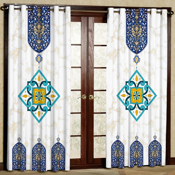 پرده مخمل پانچی کد 5790 سایز 280x140 سانتی متر