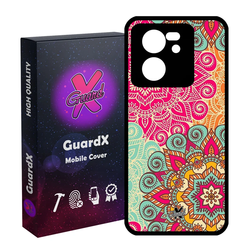 کاور گارد ایکس طرح Mandala مدل Glass10214 مناسب برای گوشی موبایل شیائومی 13T/13T Pro/Redmi K60 Ultra