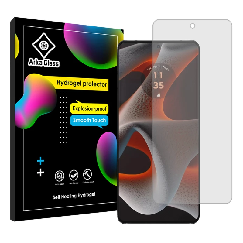 محافظ صفحه نمایش شفاف آرکا گلس مدل Tough مناسب برای گوشی موبایل موتورولا Edge 50 Pro