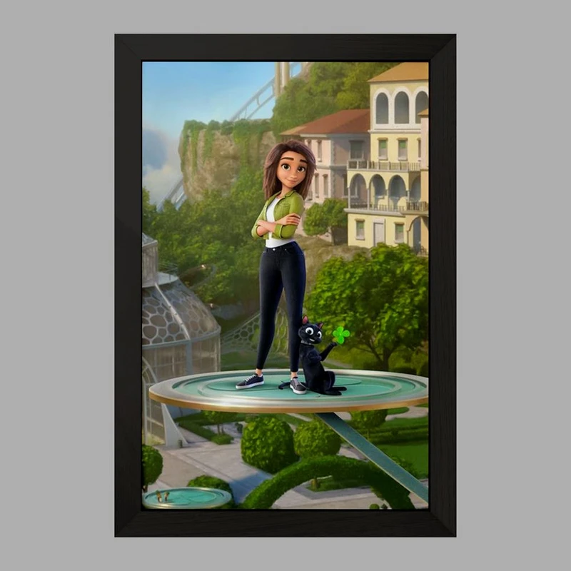 تابلو خندالو مدل انیمیشن شانس لاک Luck کد 26035