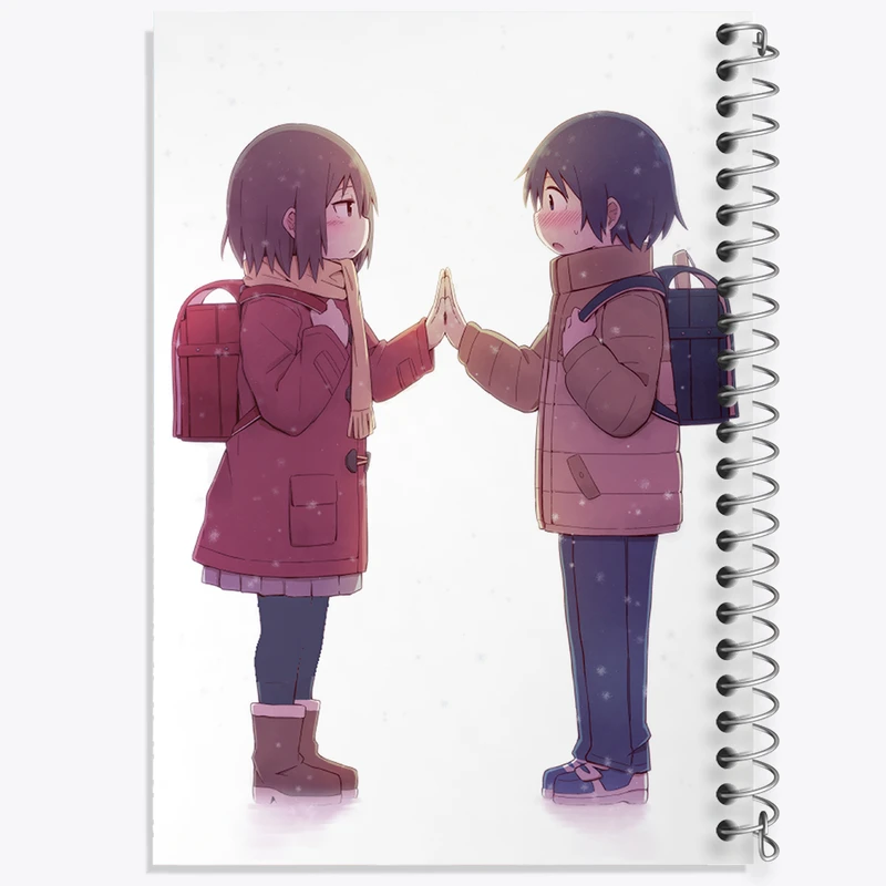 دفتر مشق 50 برگ خندالو طرح ساتورو و کایو انیمه اریزد کد 32220