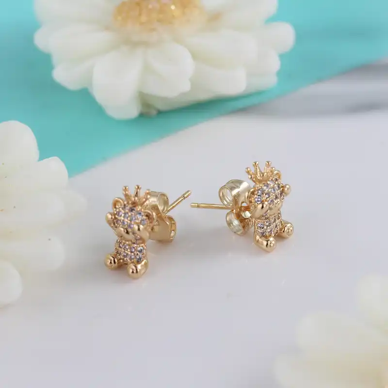 گوشواره زنانه وای اس ایکس مدل تدی کد ear682