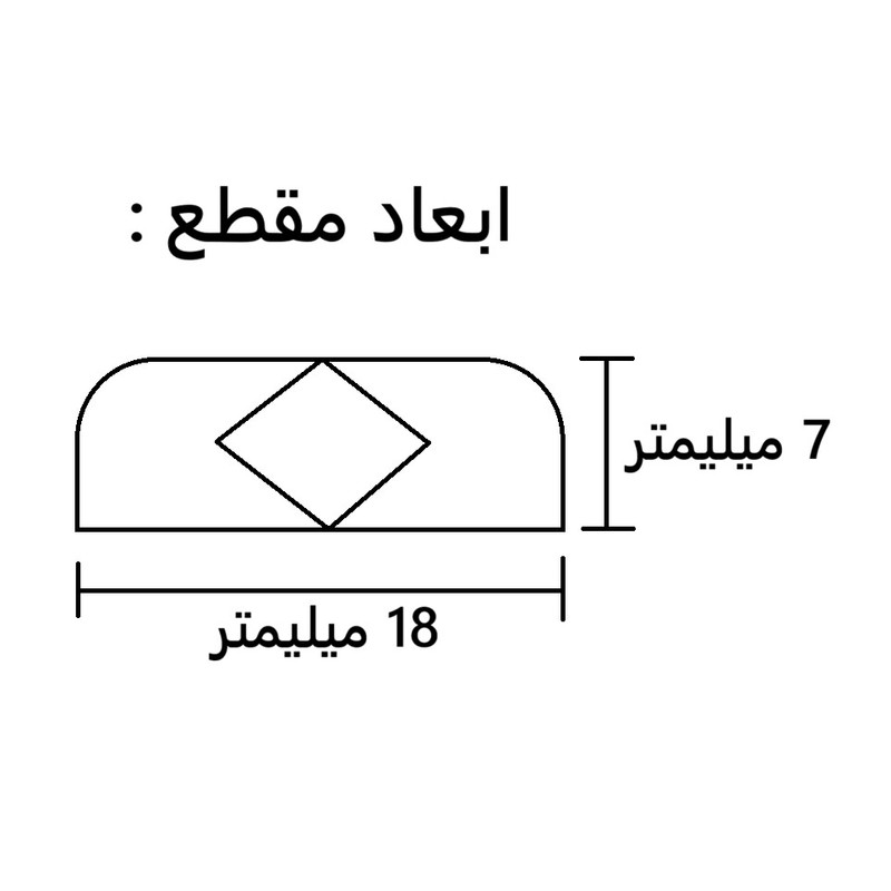 نوار درزگیر درب ضد سرقت کیان یراق مدل چسبی طول 6.50 متر