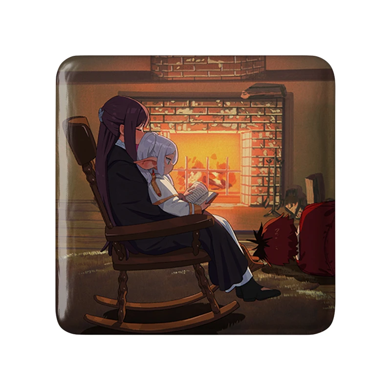 پیکسل خندالو طرح اشتارک، فریرن و فرن انیمه فریرن مدل مربعی کد 33834