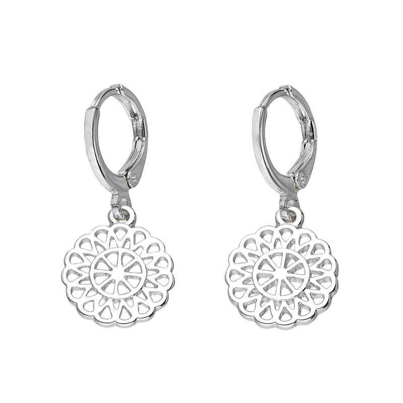 گوشواره زنانه مدل Mandala slvr