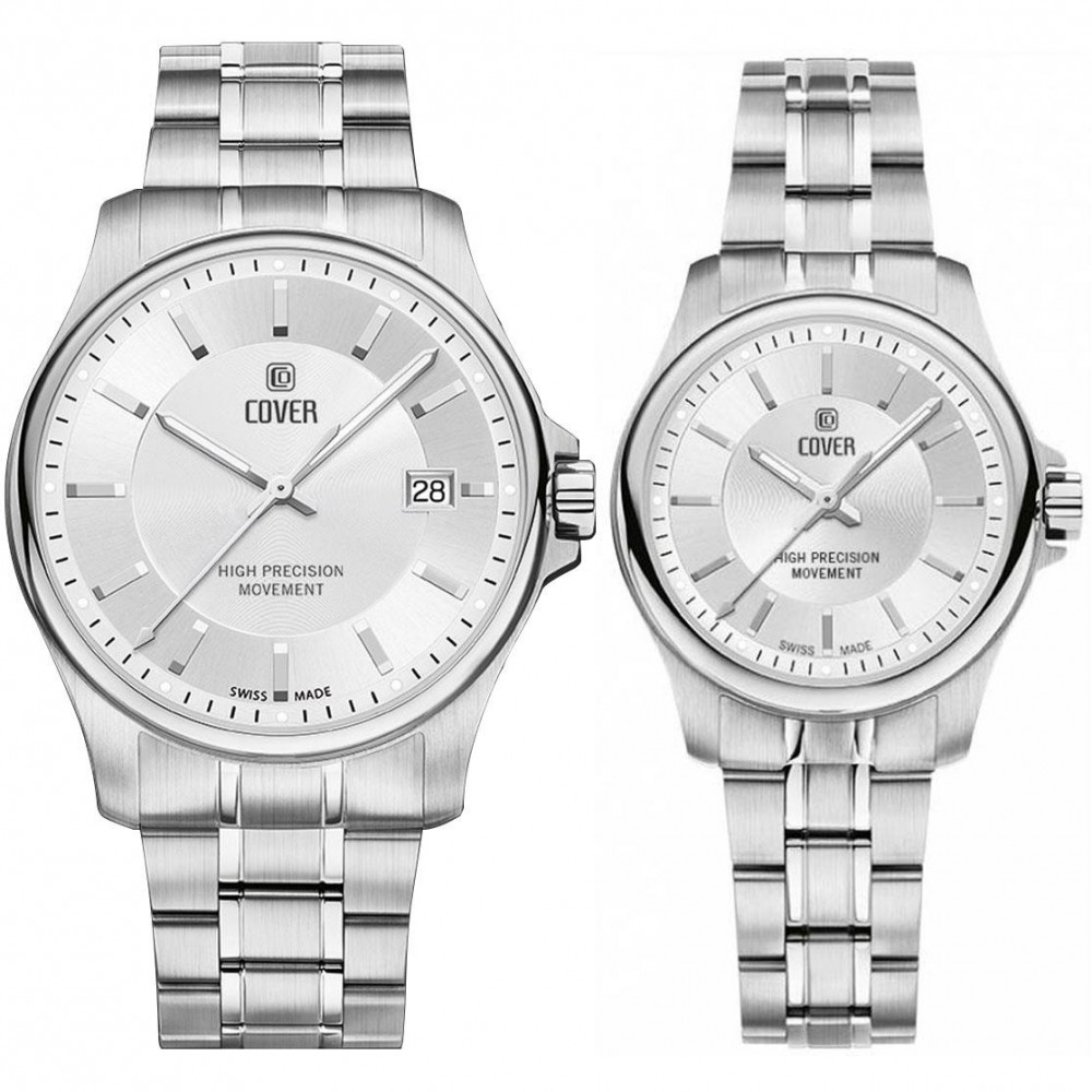 ست ساعت مچی عقربه ای زنانه و مردانه کاور مدل CO200.02 CO201.02 - - 1