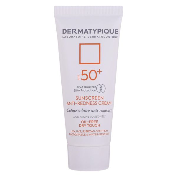 تجریه خرید کرم ضد آفتاب بدون رنگ درماتیپیک SPF50 مدل Anti_redness ‌محافط UVB, UVA مناسب انواع پوست حجم 40 میلی‌لیتر