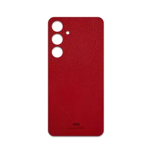 MAHOOT Red-Leather Cover Sticker for Samsung Galaxy S24 FE
