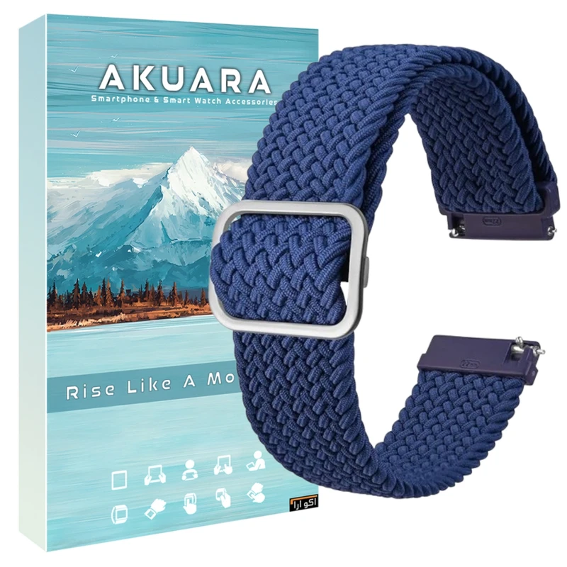 بند آکوآرا مدل Woven AK مناسب برای ساعت هوشمند کیو سی وای GTC / GTS / GS / GT