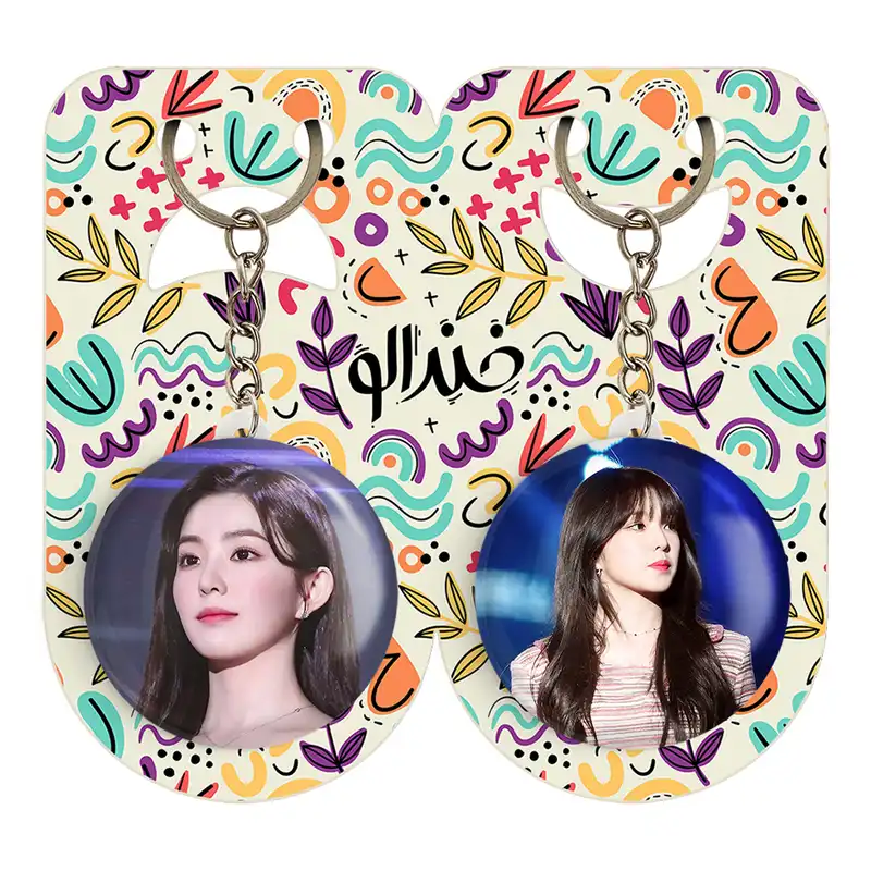 جاکلیدی خندالو مدل آیرین گروه رد ولوت Red Velvet کد 1966319662 مجموعه 2 عددی