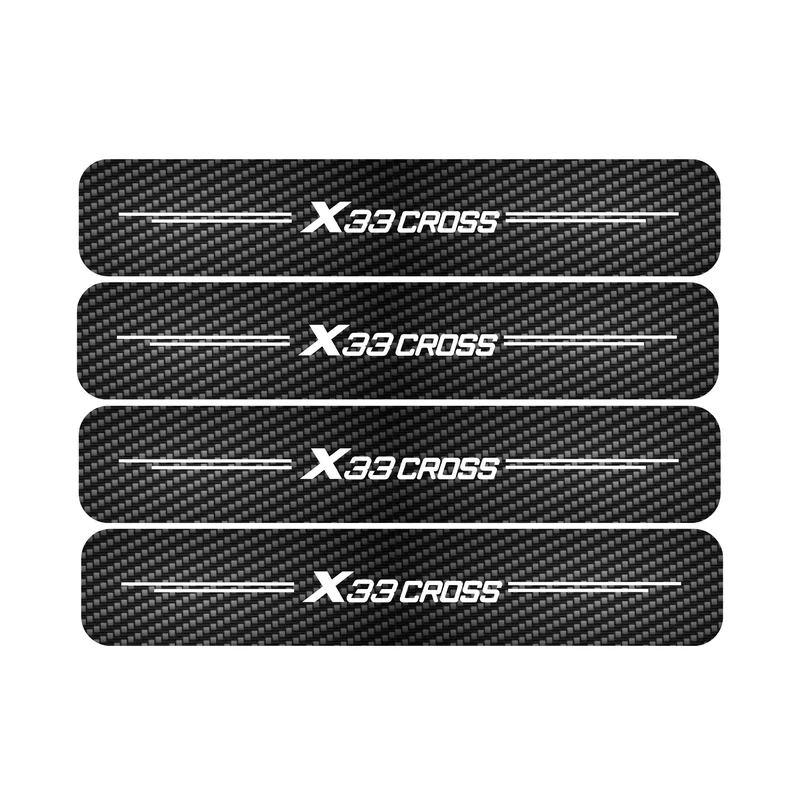 برچسب پارکابی مهدیار طرح کربن کد LCE005 مناسب برای ایکس33 کراس مجموعه4عددی