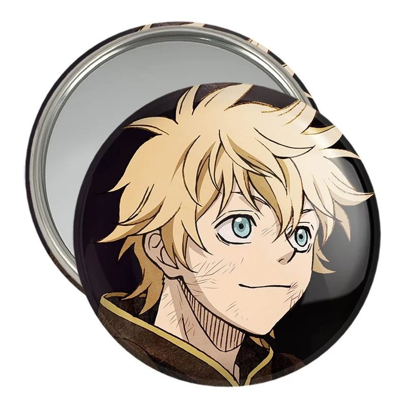 آینه جیبی خندالو مدل لاک ولیتا انیمه بلک کلاور Black Clover  کد 11733