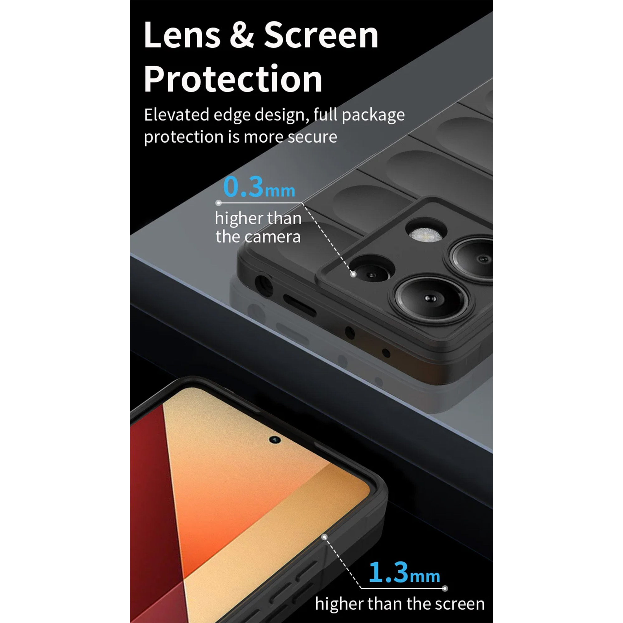 کاور سامورایی مدل Uflax مناسب برای گوشی موبایل شیائومی Redmi Note 13 Pro 4G / Poco M6 Pro
