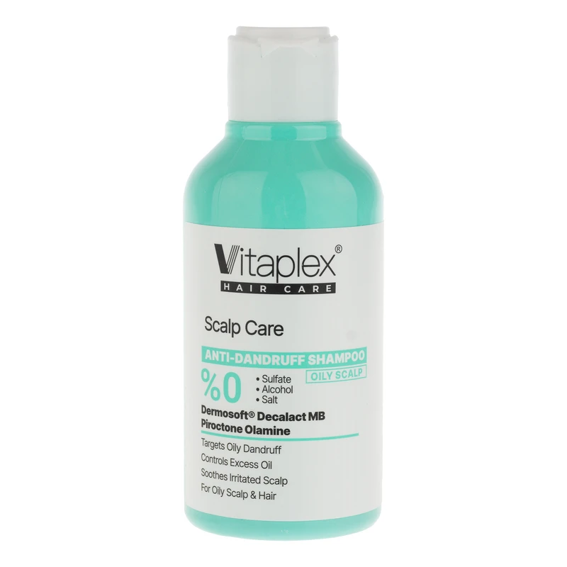 شامپو مو ویتاپلکس مدل Scalp Care ضد شوره، کنترل چربی و ضد خارش مناسب موهای چرب حجم 250 میلی&zwnj;لیتر