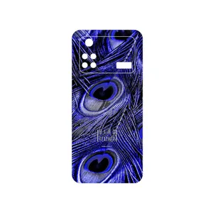 MAHOOT Purple Feather Cover Sticker for Xiaomi Poco M4 Pro 4G