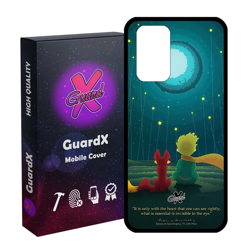 کاور گارد ایکس طرح Little Prince مدل Glass1000153 مناسب برای گوشی موبایل شیائومی Redmi Note 10 Pro / Note 10 Pro Max