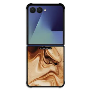 AKAM AMC-WSGZFLIP7-COFFEE-3 Cover For Samsung Galaxy Z Flip 7