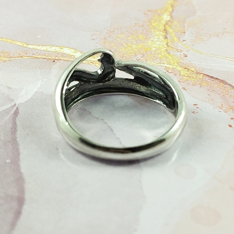 انگشتر نقره زنانه سلین کالا مدل قلب کد 194