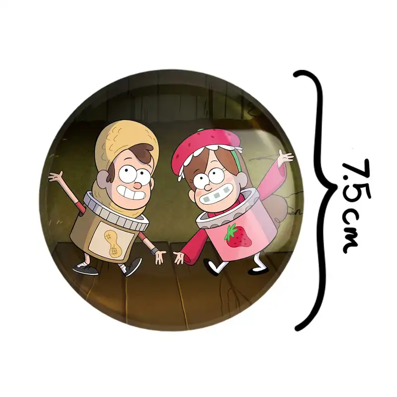 آینه جیبی خندالو مدل میبل و دیپر انیمیشن آبشار جاذبه کد 26086