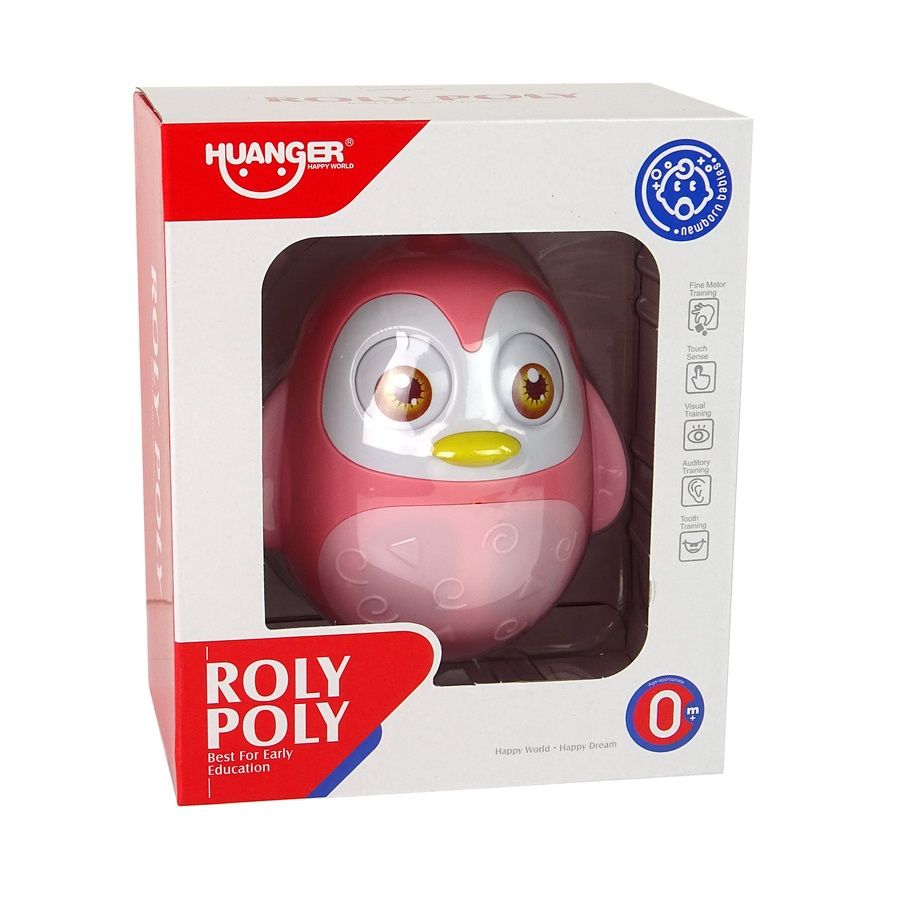 جغجغه هانگر مدل پنگوئن تعادلی طرح Roly Poly Penguin  -  - 2