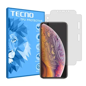 Tecno HyGEL model transparent phone back protector suitable for Apple iPhone XS mobile phone