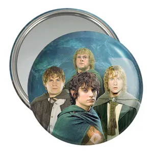آینه جیبی خندالو طرح ارباب حلقه ها Lord of the Rings  کد 4759