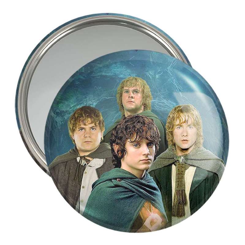 آینه جیبی خندالو طرح ارباب حلقه ها Lord of the Rings  کد 4759