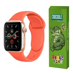 بند کروکودیل مدل C-Silicone مناسب برای اپل واچ Watch Ultra 49 میلی متری