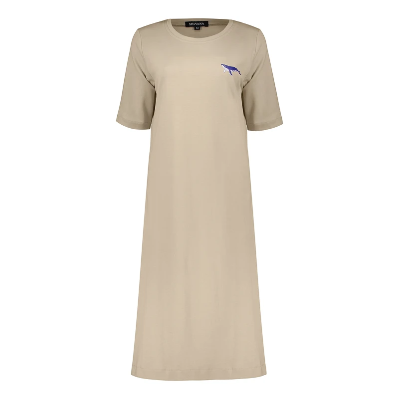 پیراهن آستین کوتاه راحتی زنانه شیوانا مدل 26