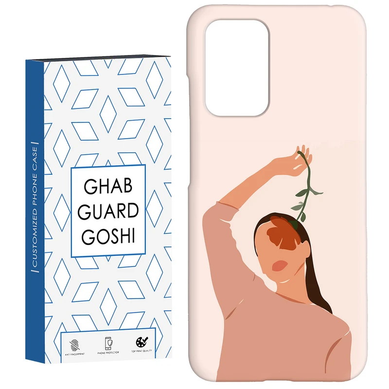 کاور قاب گارد گوشی طرح دختر و گل کد Dimo-678 مناسب برای گوشی موبایل شیائومی  Redmi 10 