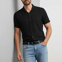 پیراهن آستین کوتاه یقه انگلیسی مردانه رایکا مدل کنفی کد NM