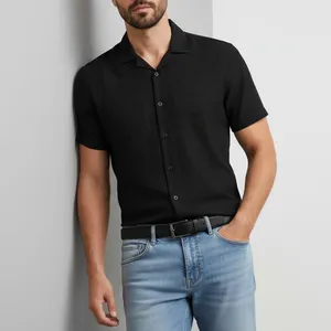 پیراهن آستین کوتاه یقه انگلیسی مردانه رایکا مدل کنفی کد NM