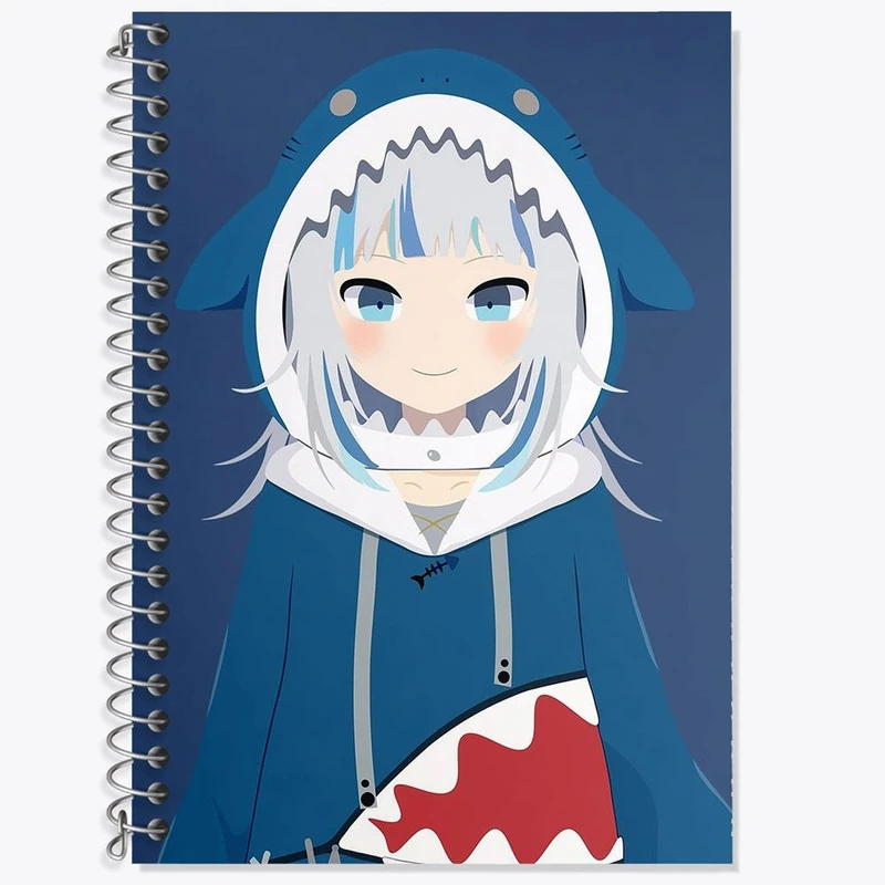 دفتر لغت 50 برگ خندالو مدل دختر انیمه ای کد 18092