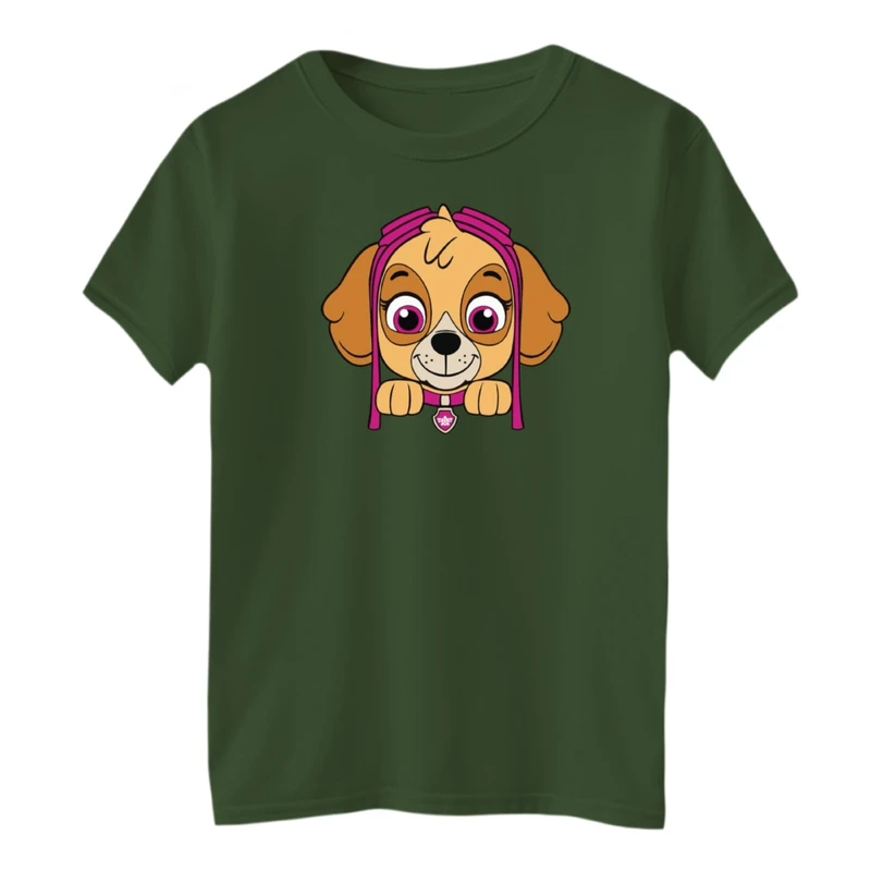 تی شرت آستین کوتاه بچگانه مدل سگ نگهبان کد07