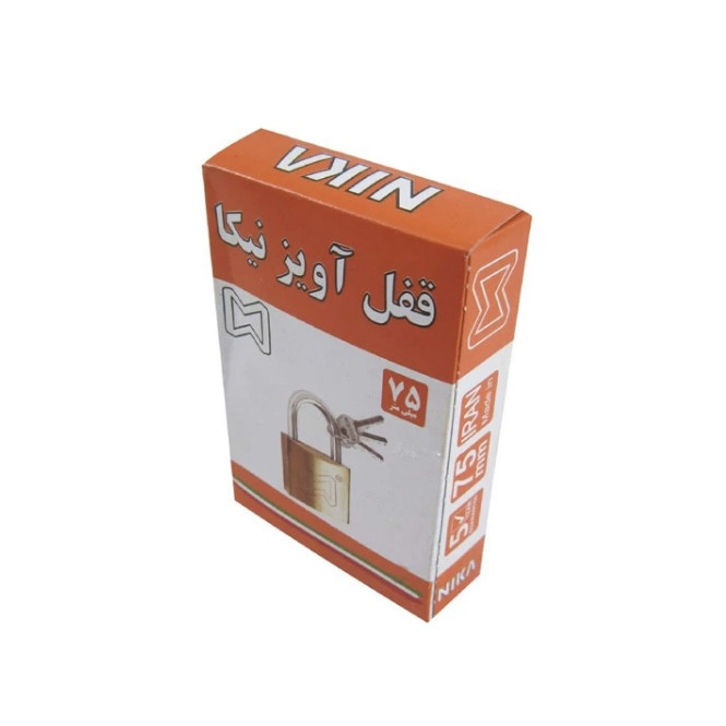 قفل آویز نیکا مدل 75mm