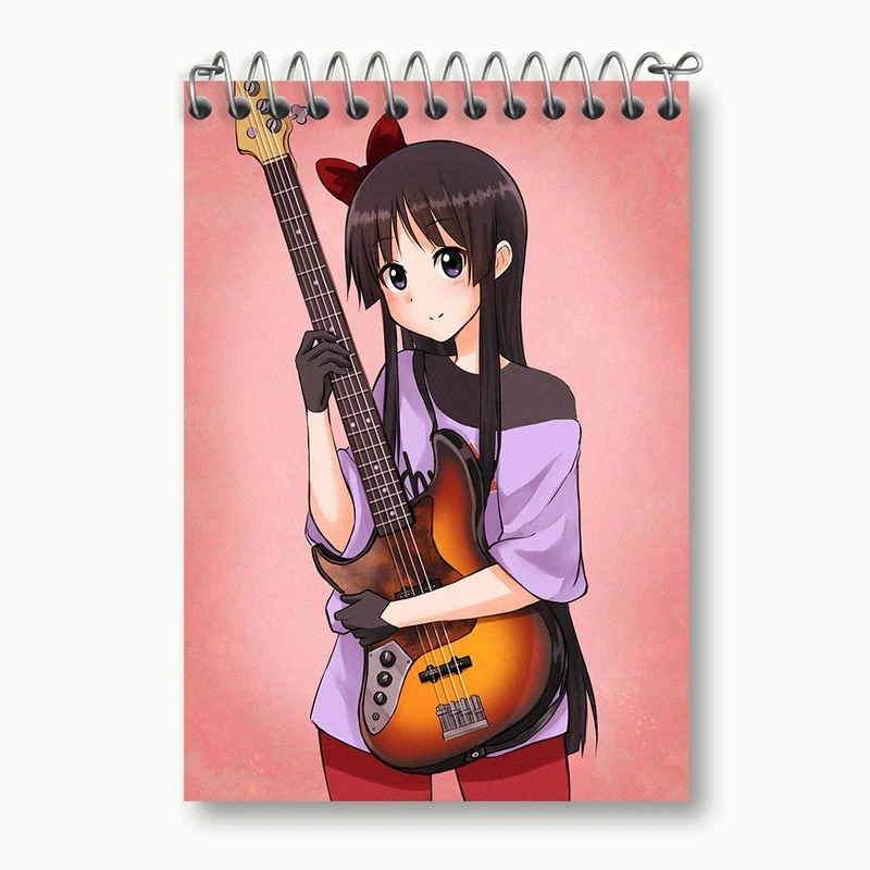 دفتر یادداشت 50 برگ خندالو مدل میو انیمه كي اون کد 34156