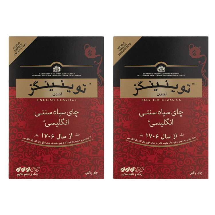چای سیاه سنتی انگلیسی توینینگز -450 گرم بسته 2 عددی