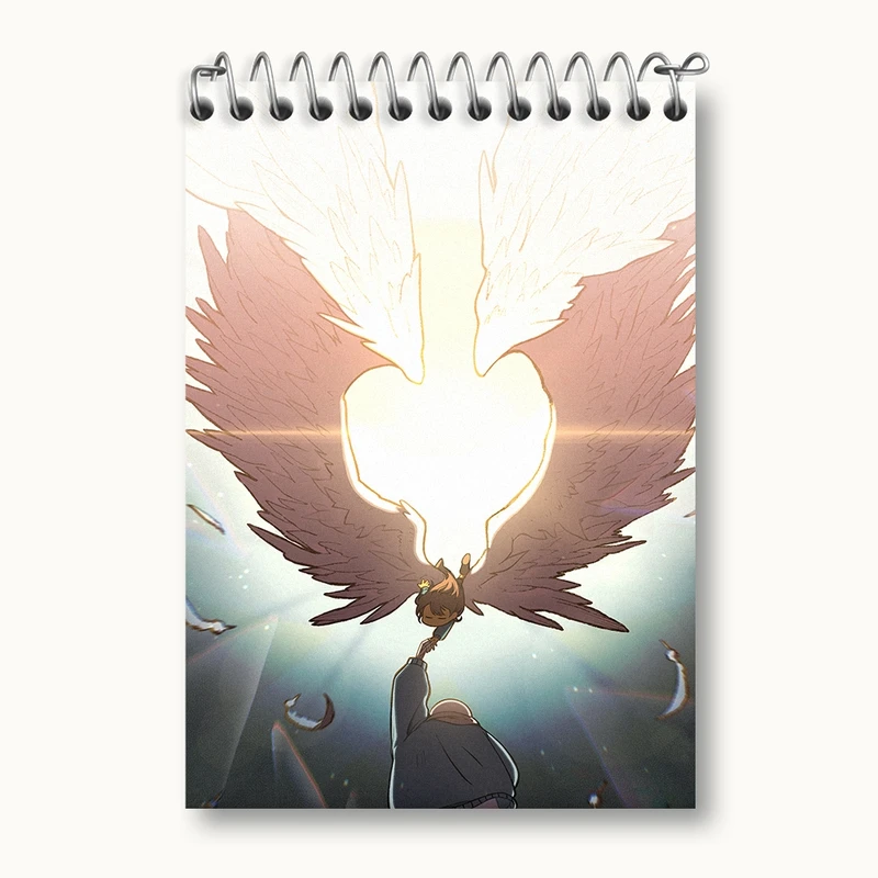 دفتر یادداشت 50 برگ خندالو مدل بازی آندرتیل (Undertale) کد 31809